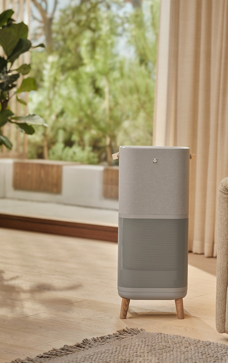 Air purifier kept in living room